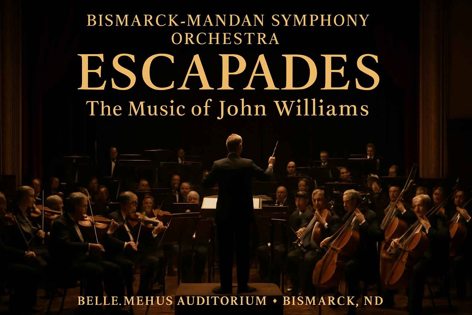 Bismarck-Mandan Symphony Orchestra: Escapades – The Music of John Williams