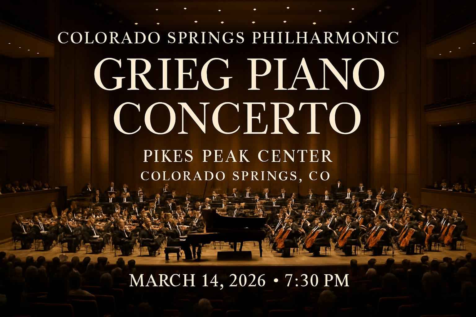 Colorado Springs Philharmonic: Grieg Piano Concerto