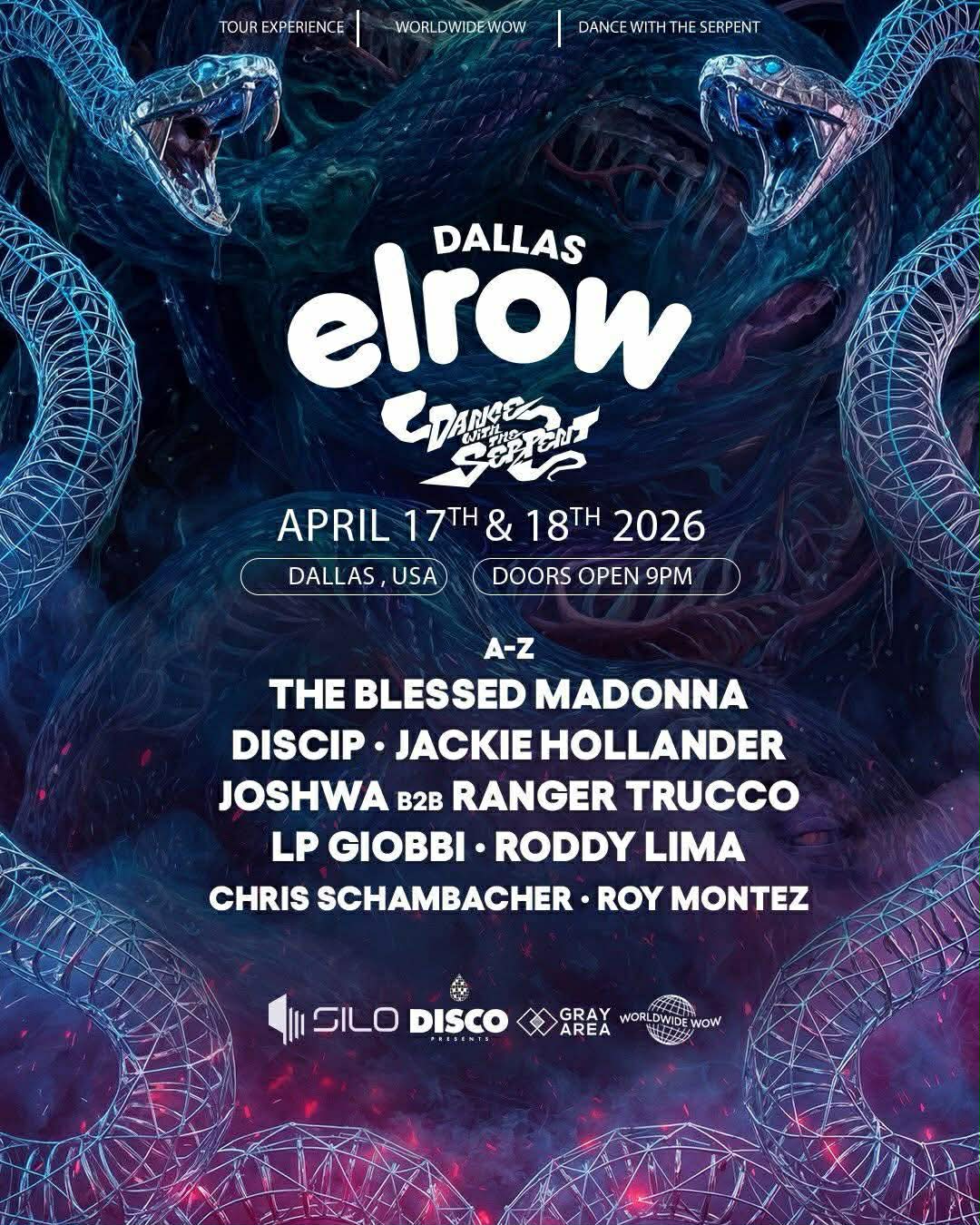 Elrow Dallas Promo Code