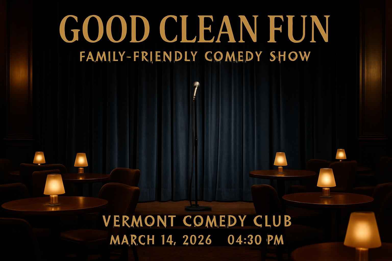 Good Clean Fun – Family-Friendly Comedy Show