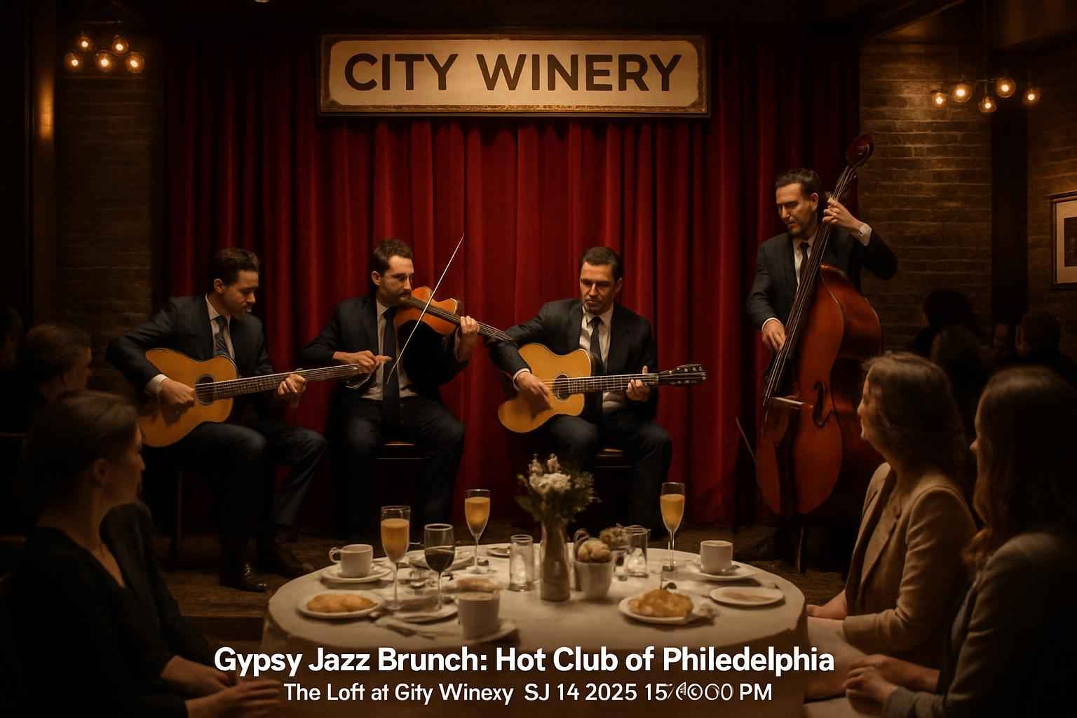 Gypsy Jazz Brunch: Hot Club of Philadelphia