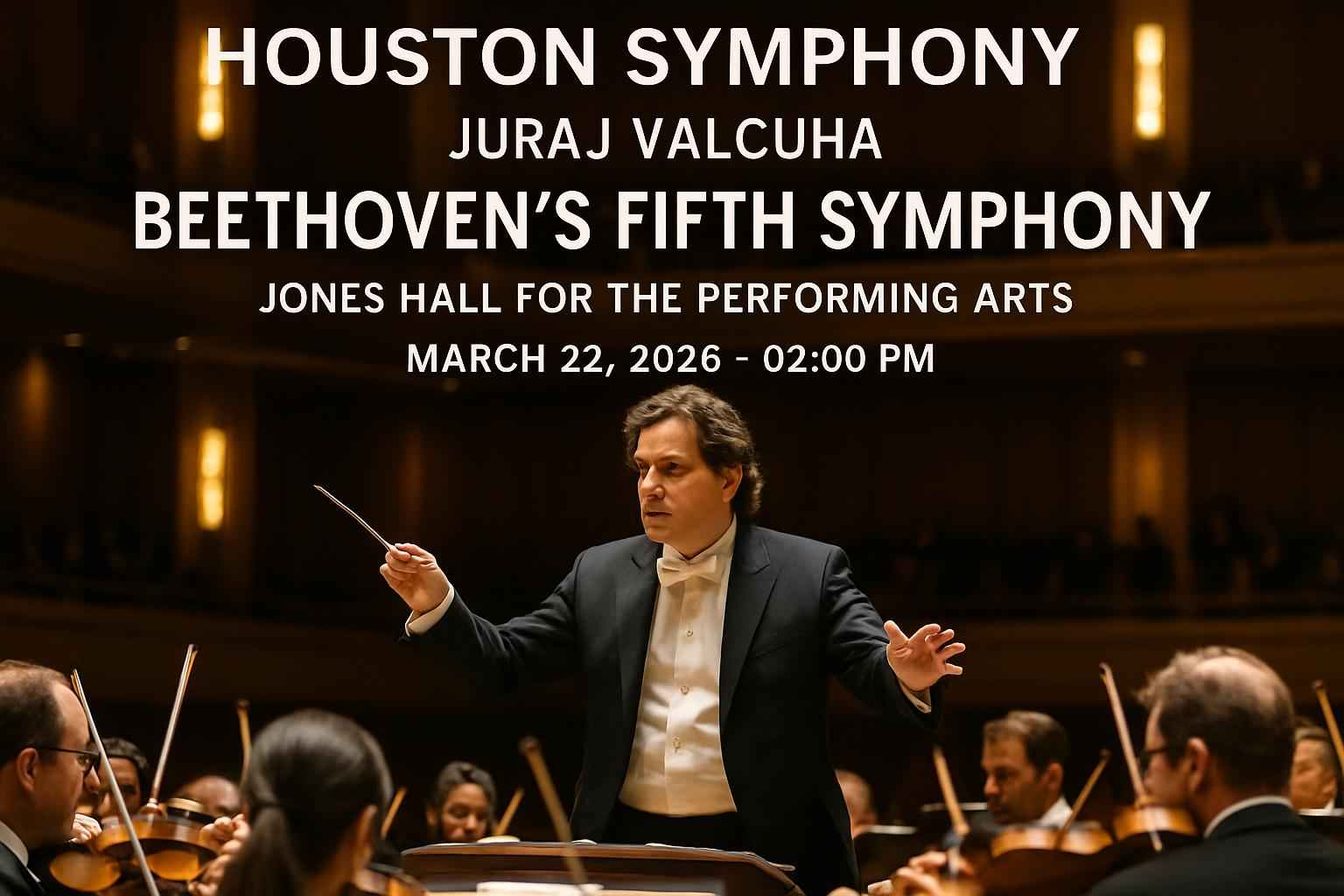 Houston Symphony: Juraj Valcuha – Beethoven’s Fifth Symphony