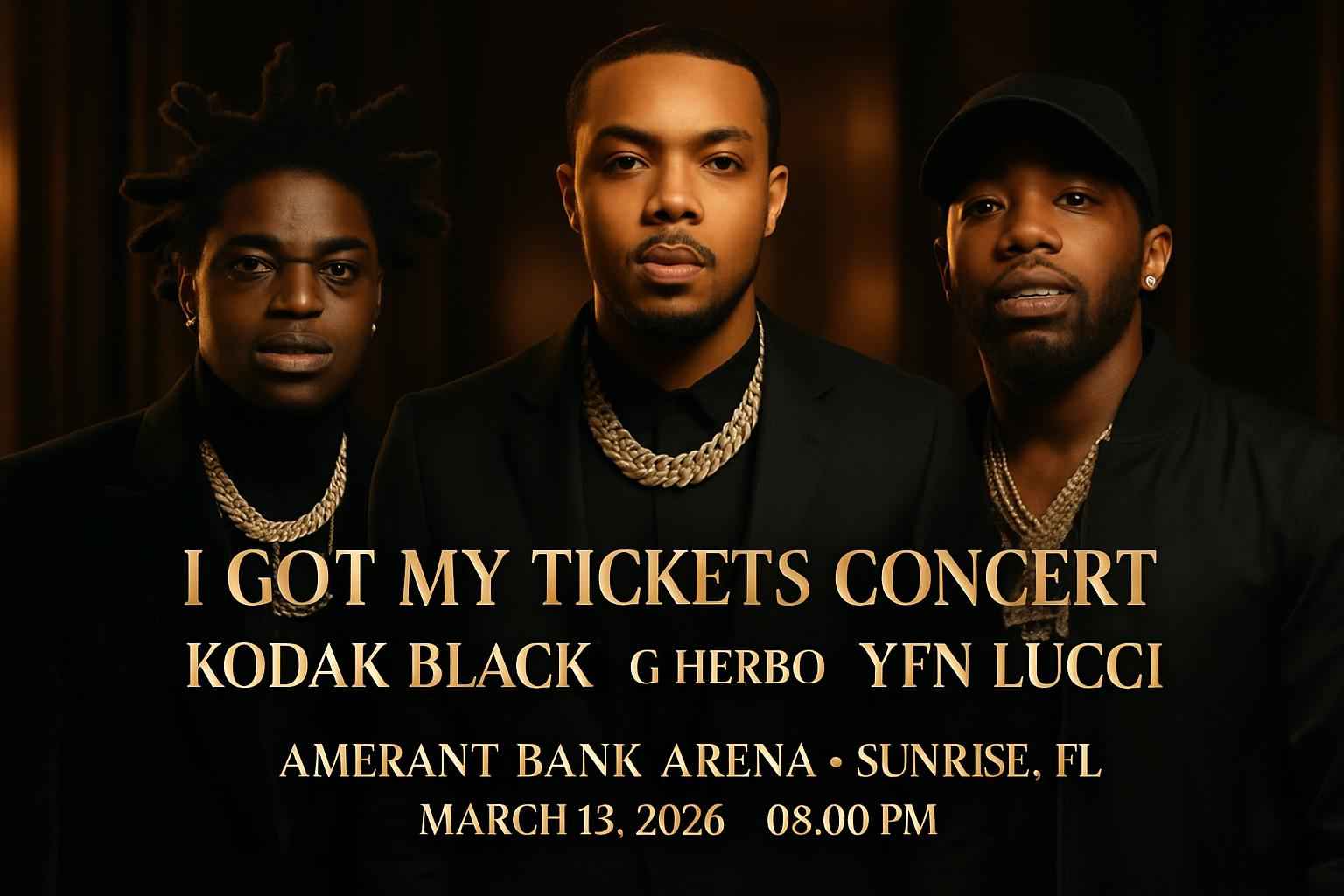I Got My Tickets Concert: Kodak Black, G Herbo & YFN Lucci