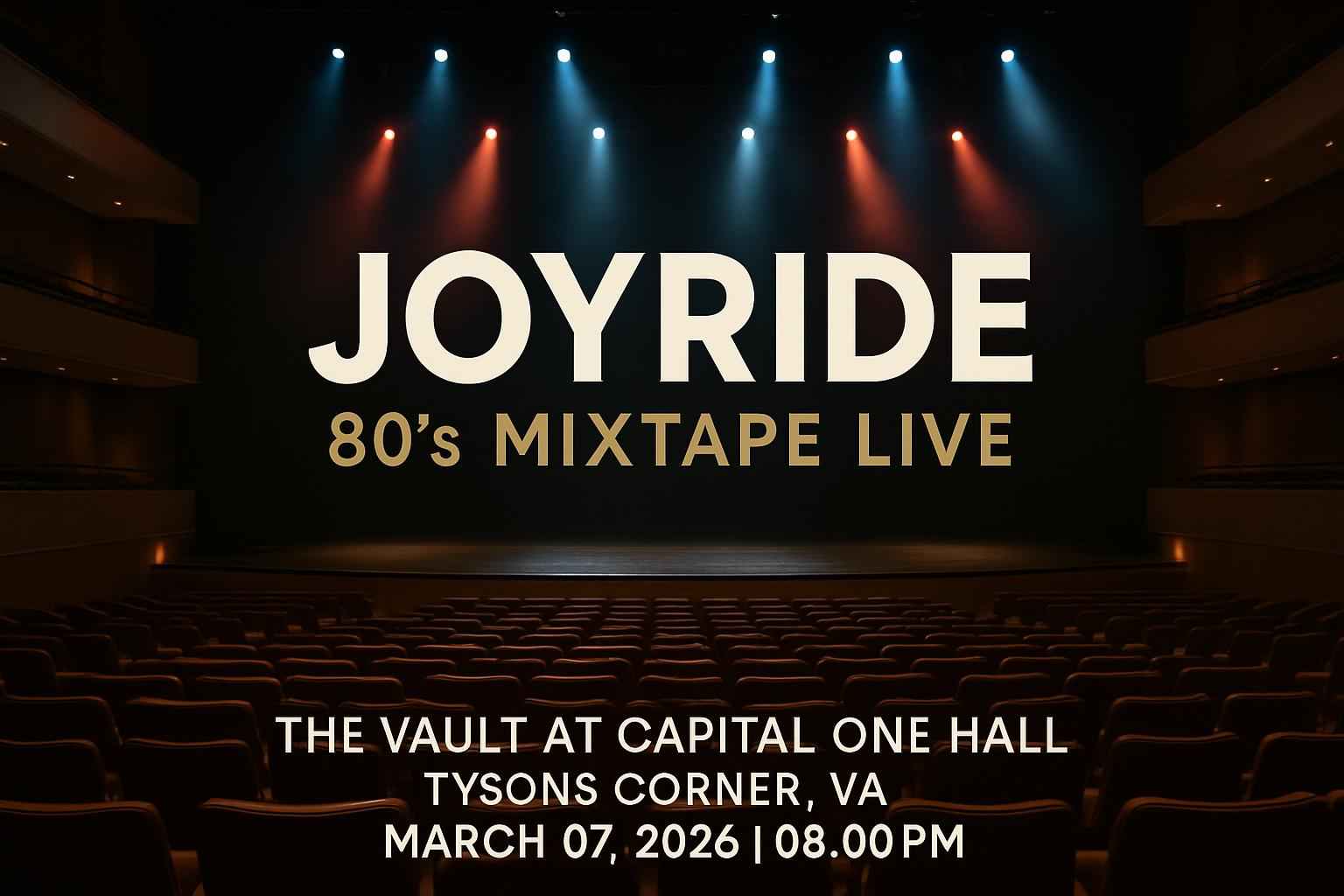 Joyride: 80’s Mixtape Live