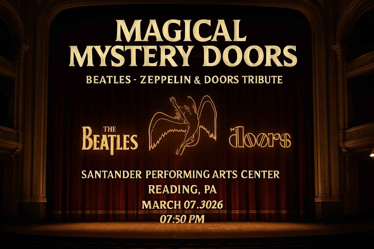 Magical Mystery Doors – Beatles, Zeppelin, & Doors Tribute