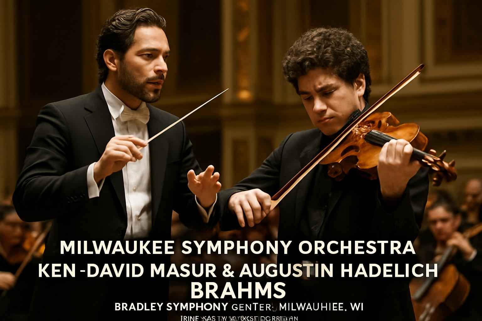 Milwaukee Symphony Orchestra: Ken-David Masur & Augustin Hadelich – Brahms