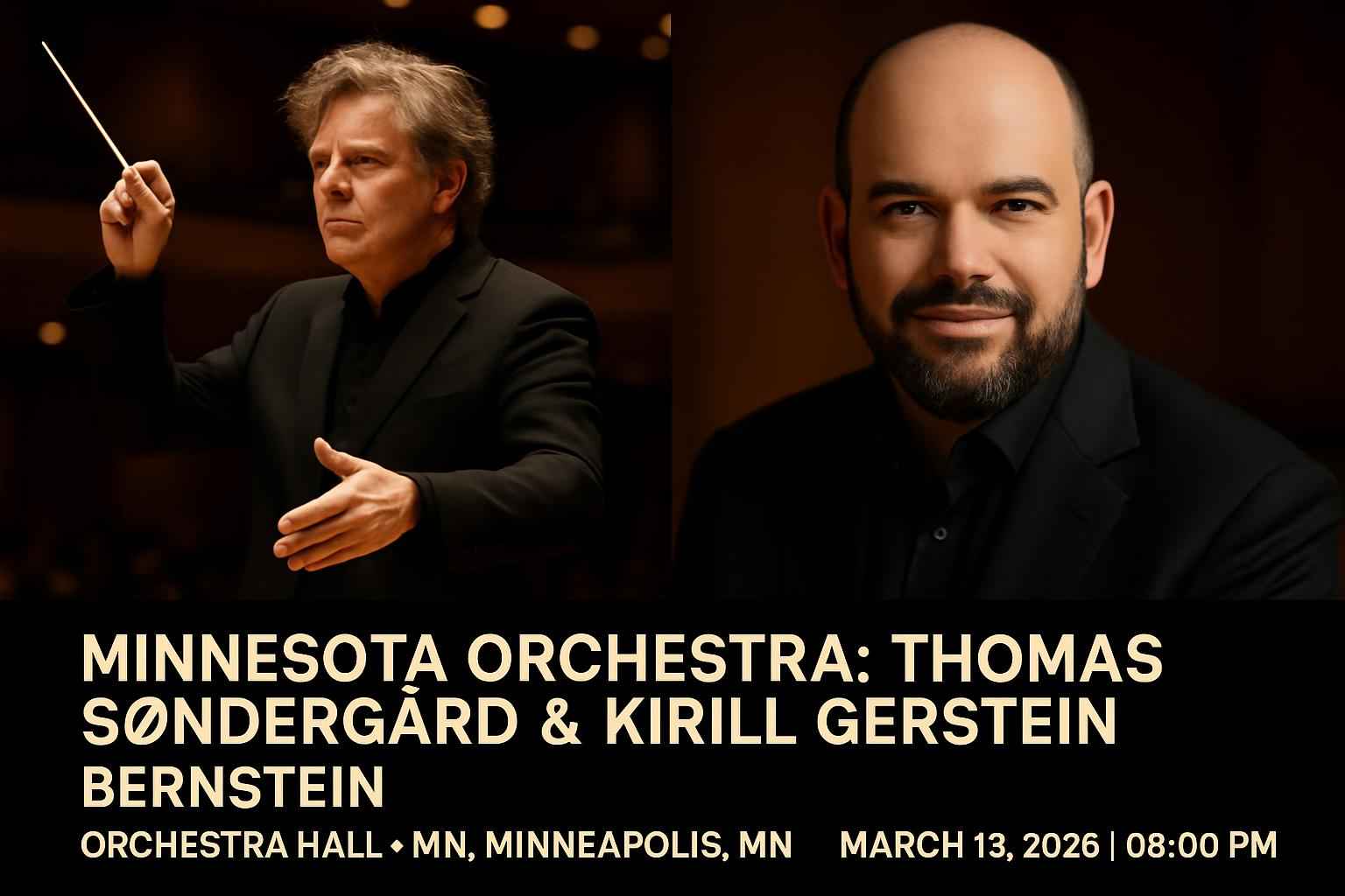 Minnesota Orchestra: Thomas Sondergard & Kirill Gerstein – Bernstein