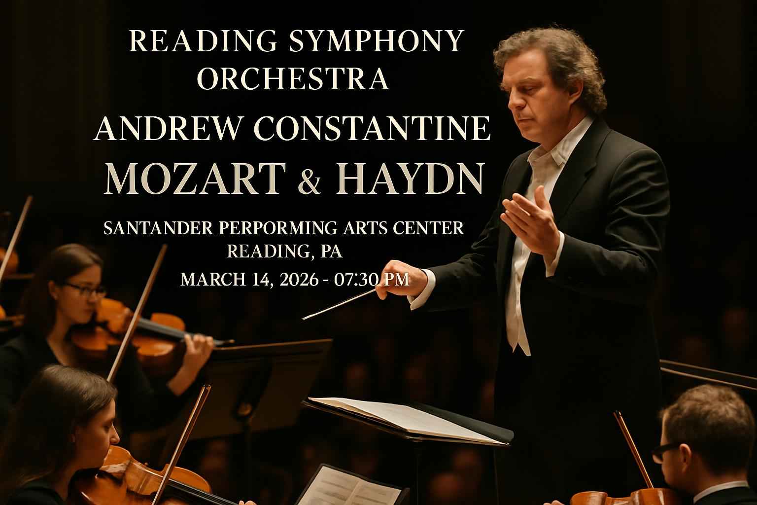 Reading Symphony Orchestra: Andrew Constantine – Mozart & Haydn