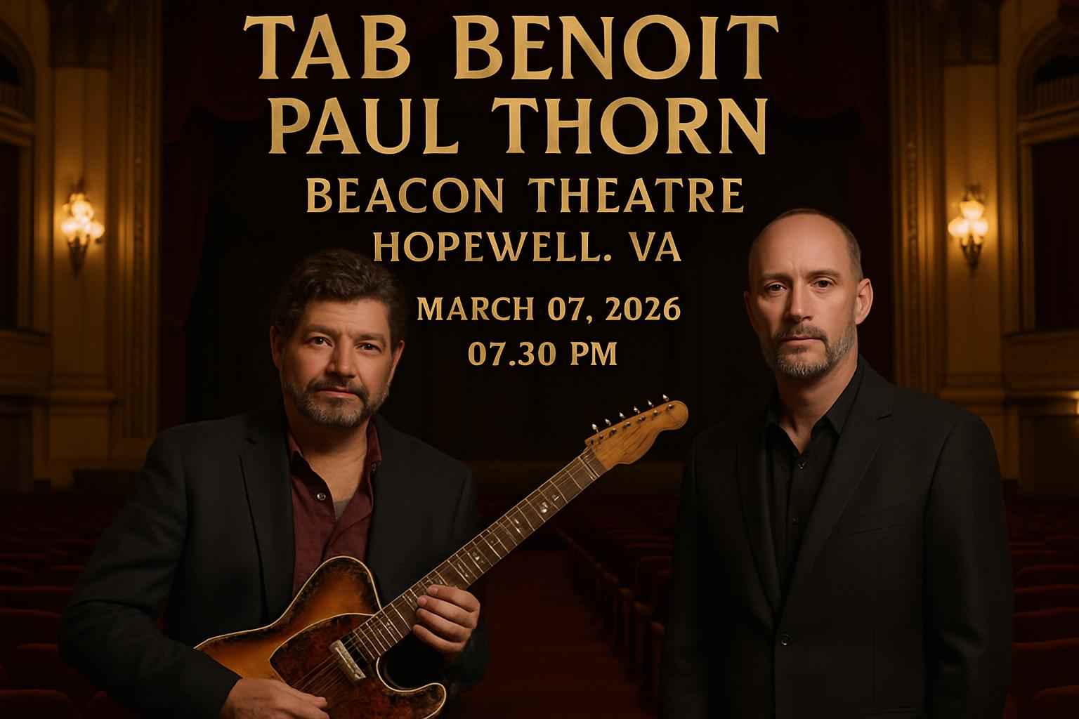 Tab Benoit & Paul Thorn
