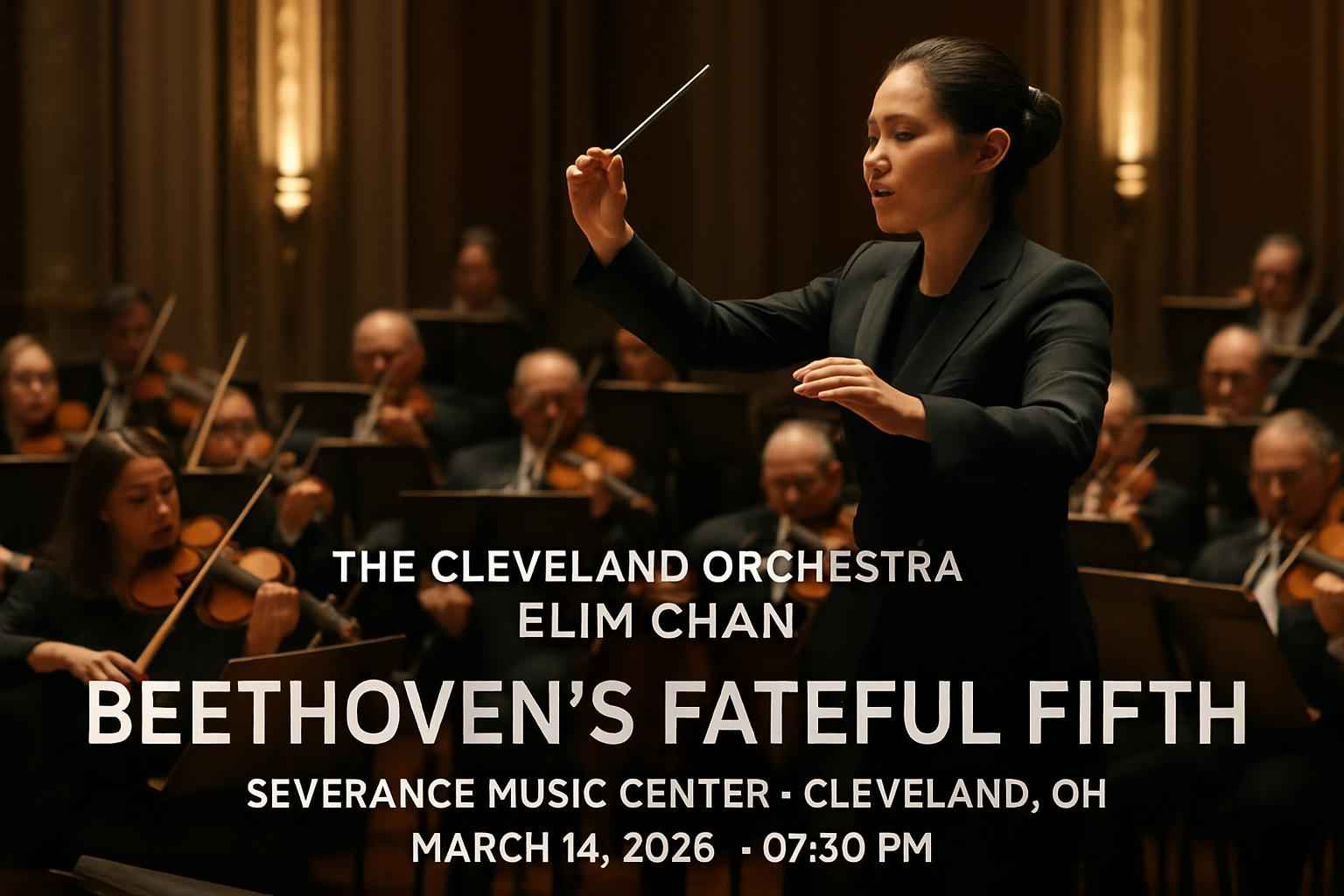 The Cleveland Orchestra: Elim Chan – Beethoven’s Fateful Fifth