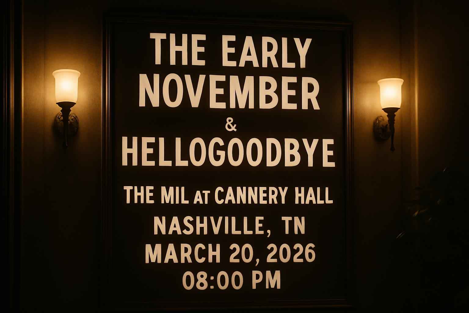 The Early November & Hellogoodbye