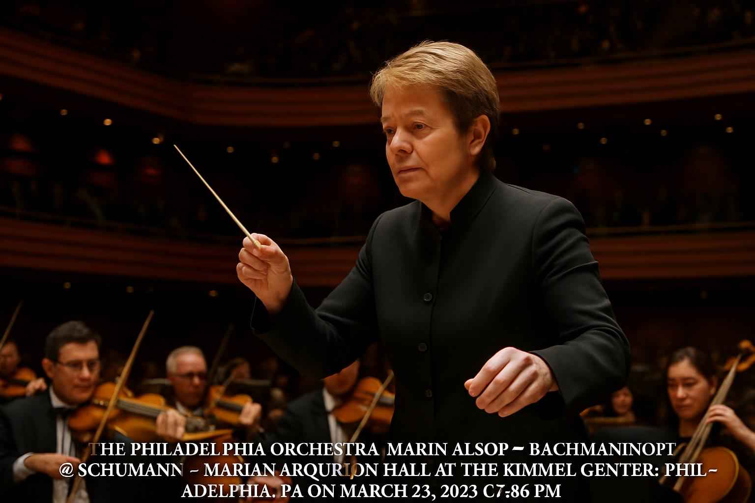 The Philadelphia Orchestra: Marin Alsop – Rachmaninoff & Schumann