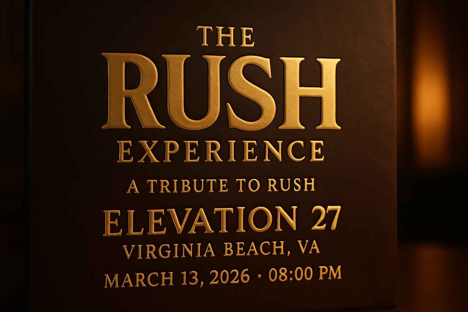 The Rush Experience – A Tribute to Rush