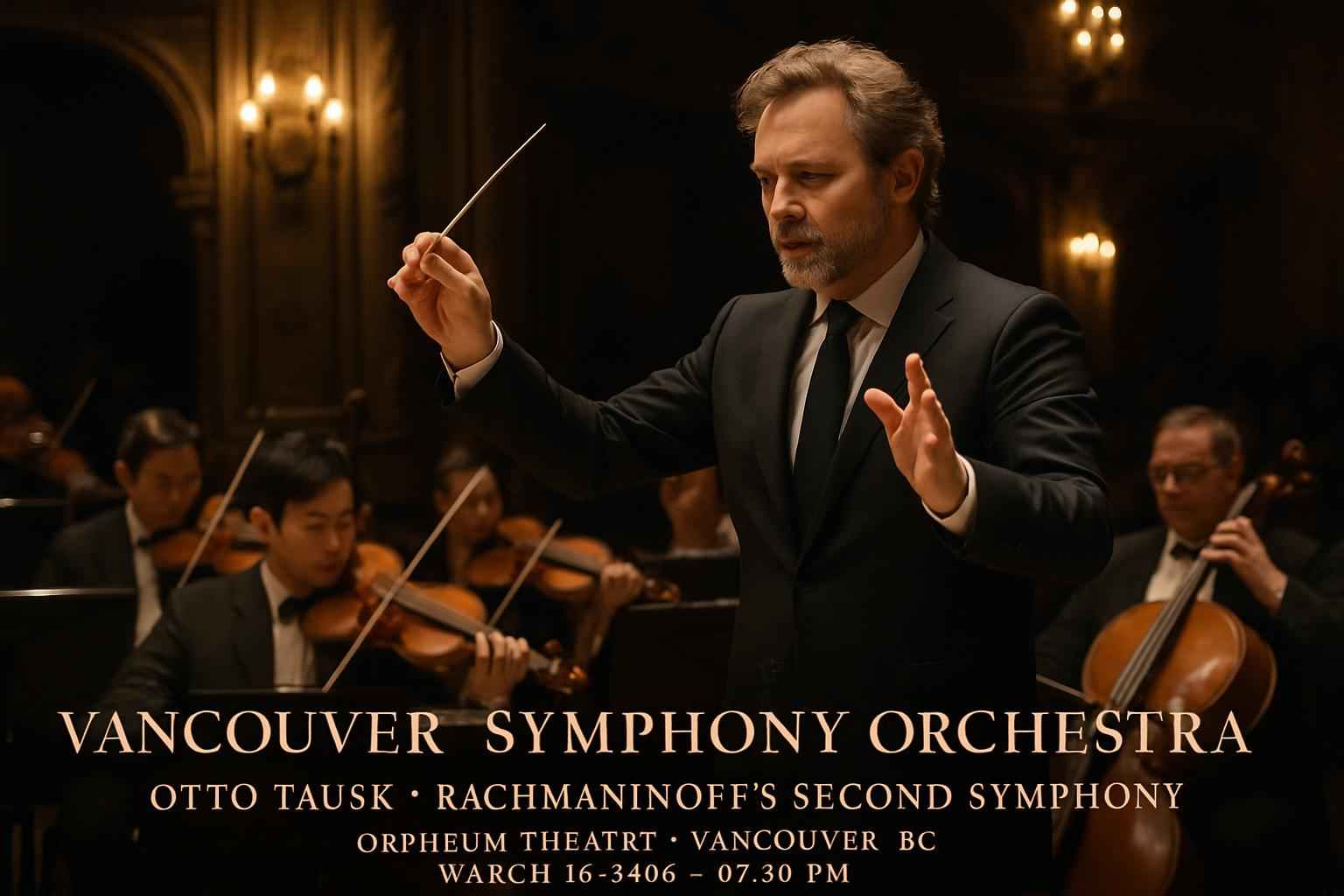 Vancouver Symphony Orchestra: Otto Tausk – Rachmaninoff’s Second Symphony