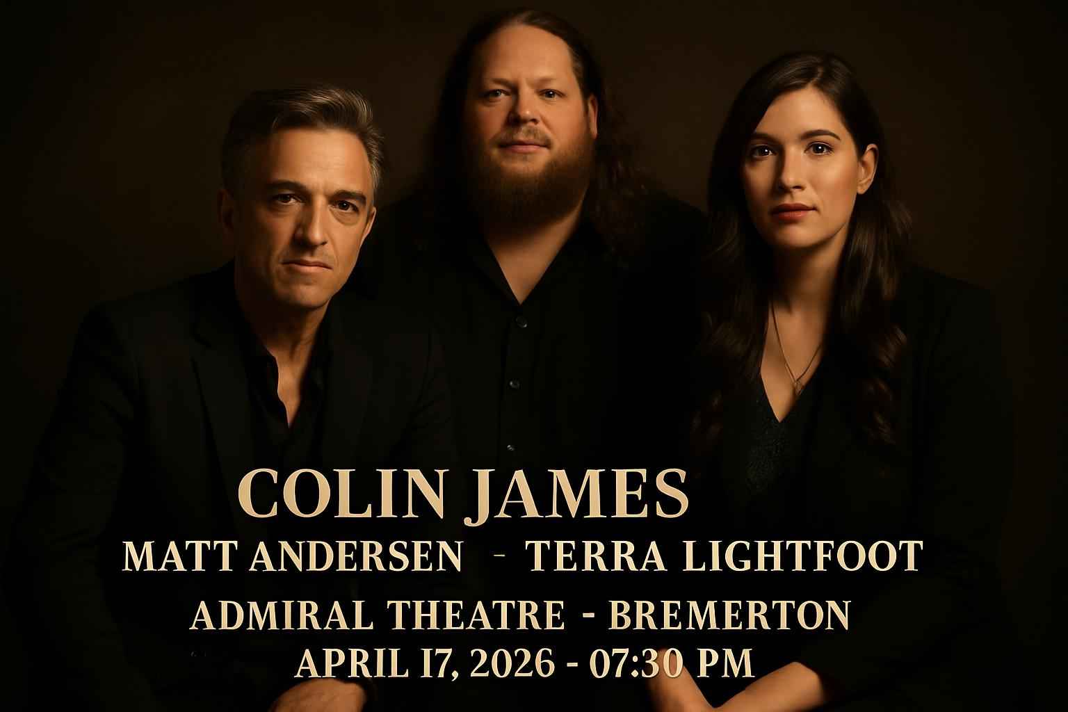 Colin James, Matt Anderson & Terra Lightfoot