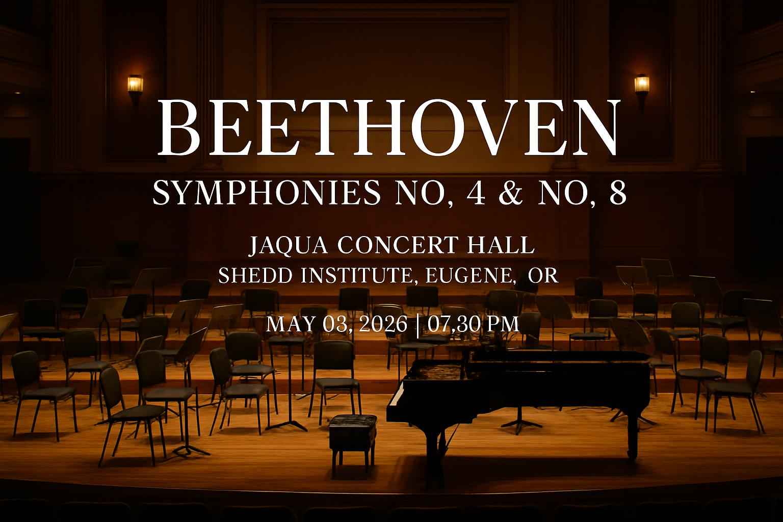 Beethoven Symphonies No. 4 & No. 8