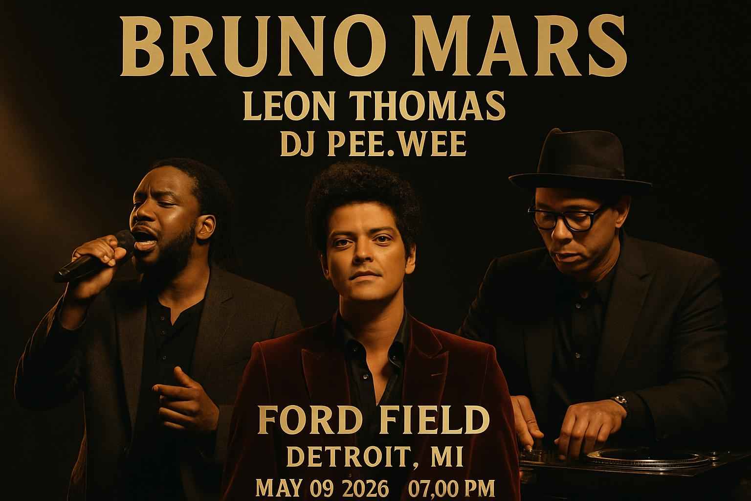 Bruno Mars, Leon Thomas & DJ Pee.Wee
