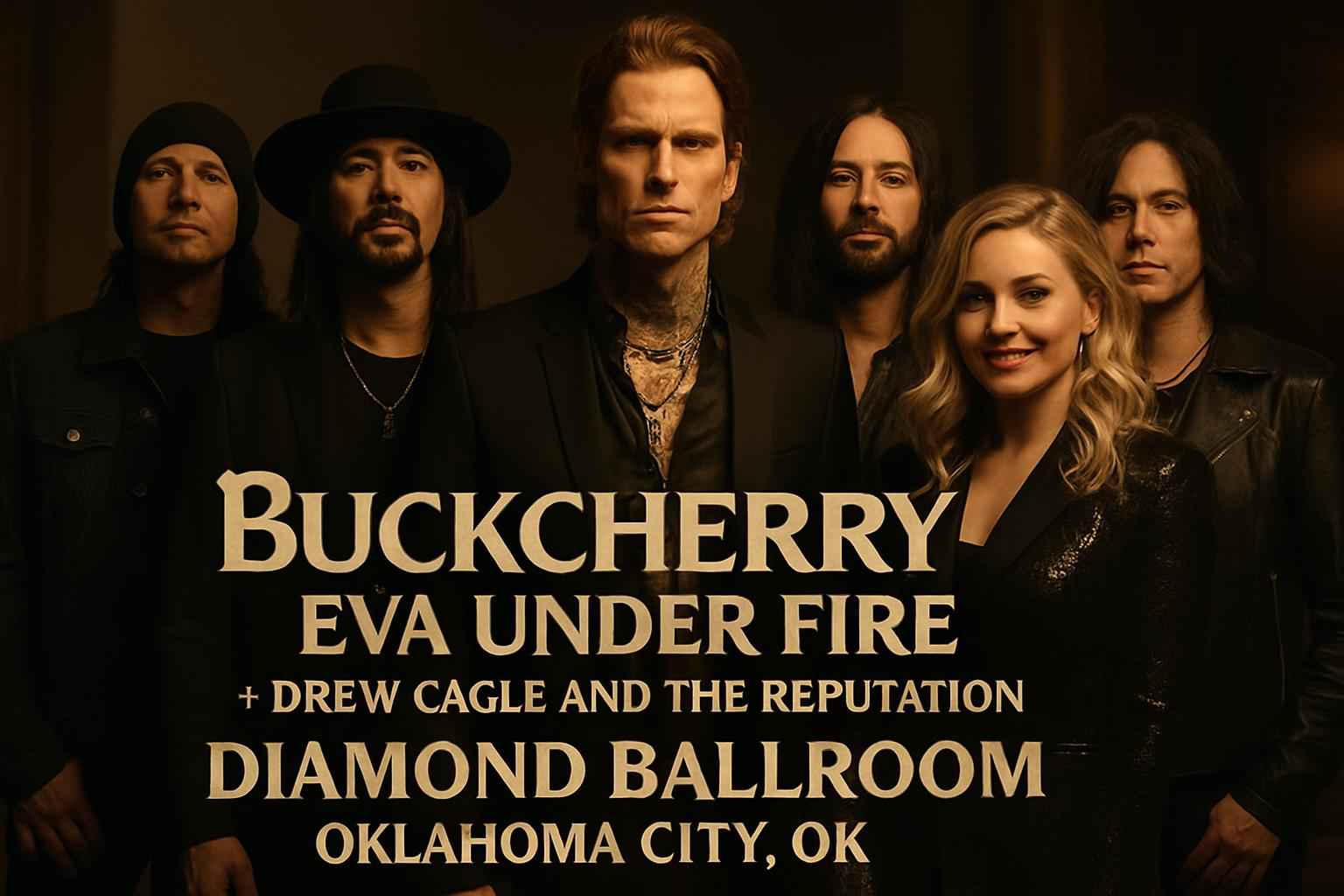 Buckcherry, Eva Under Fire & Drew Cagle and The Reputation