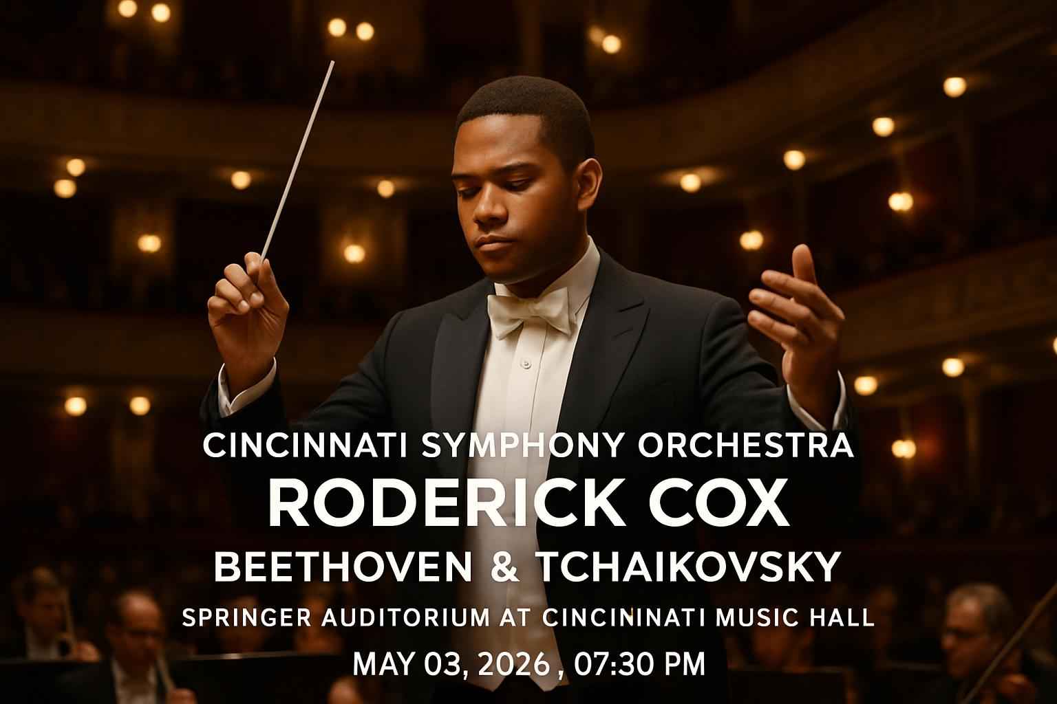 Cincinnati Symphony Orchestra: Roderick Cox – Beethoven & Tchaikovsky