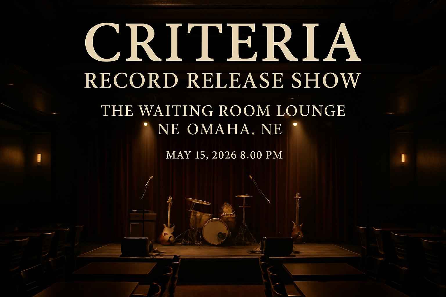 Criteria – Record Release Show