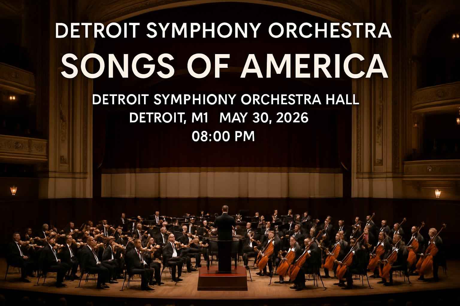 Detroit Symphony Orchestra: Songs of America