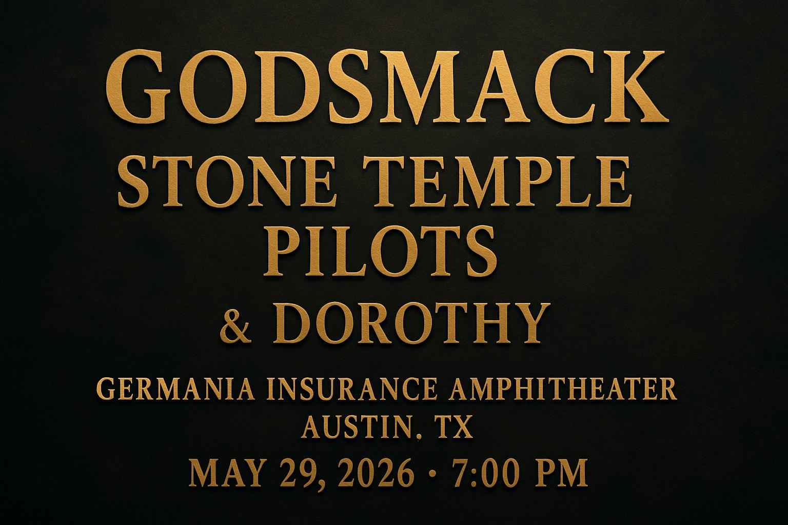 Godsmack, Stone Temple Pilots & Dorothy