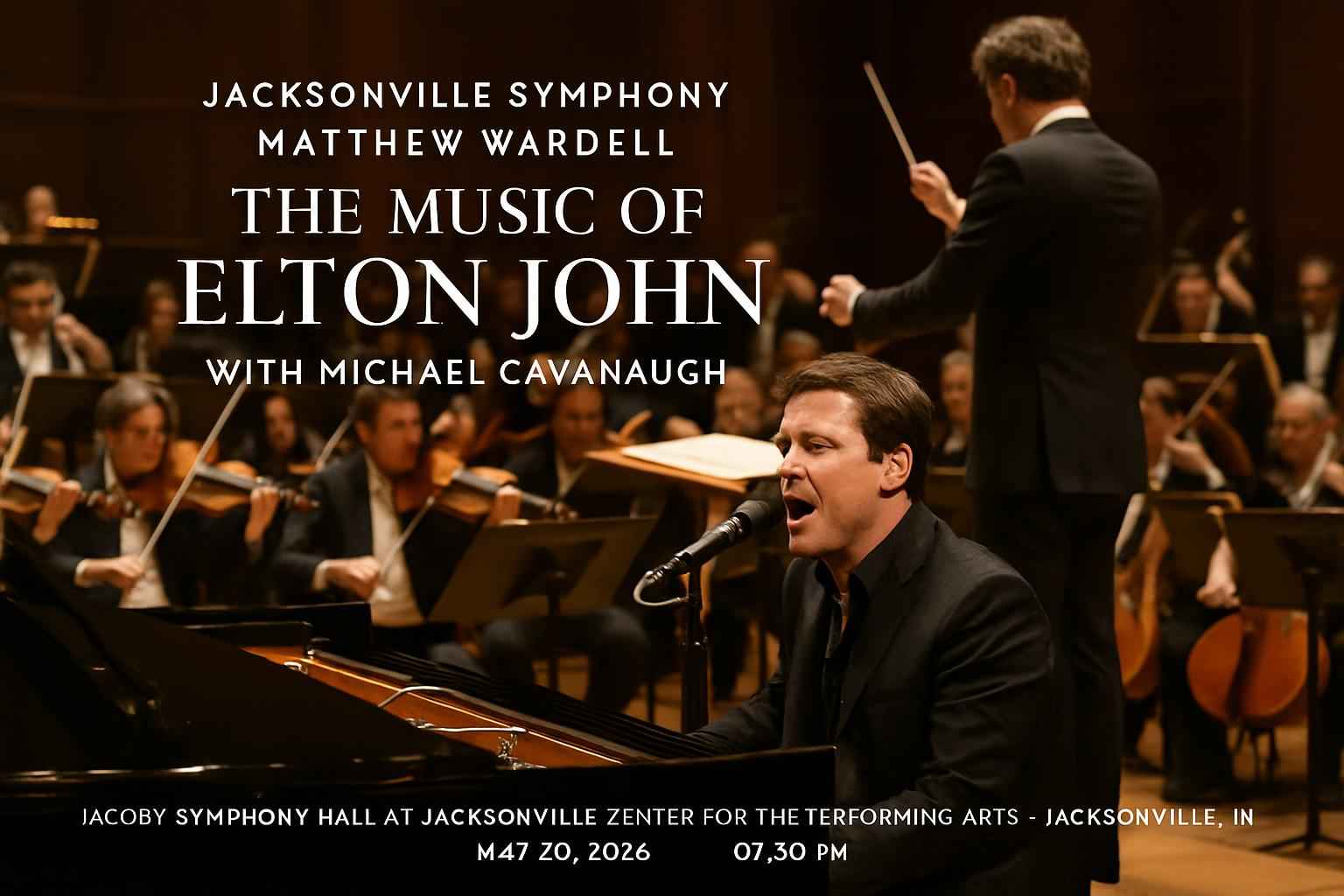 Jacksonville Symphony: Matthew Wardell – The Music of Elton John With Michael Cavanaugh