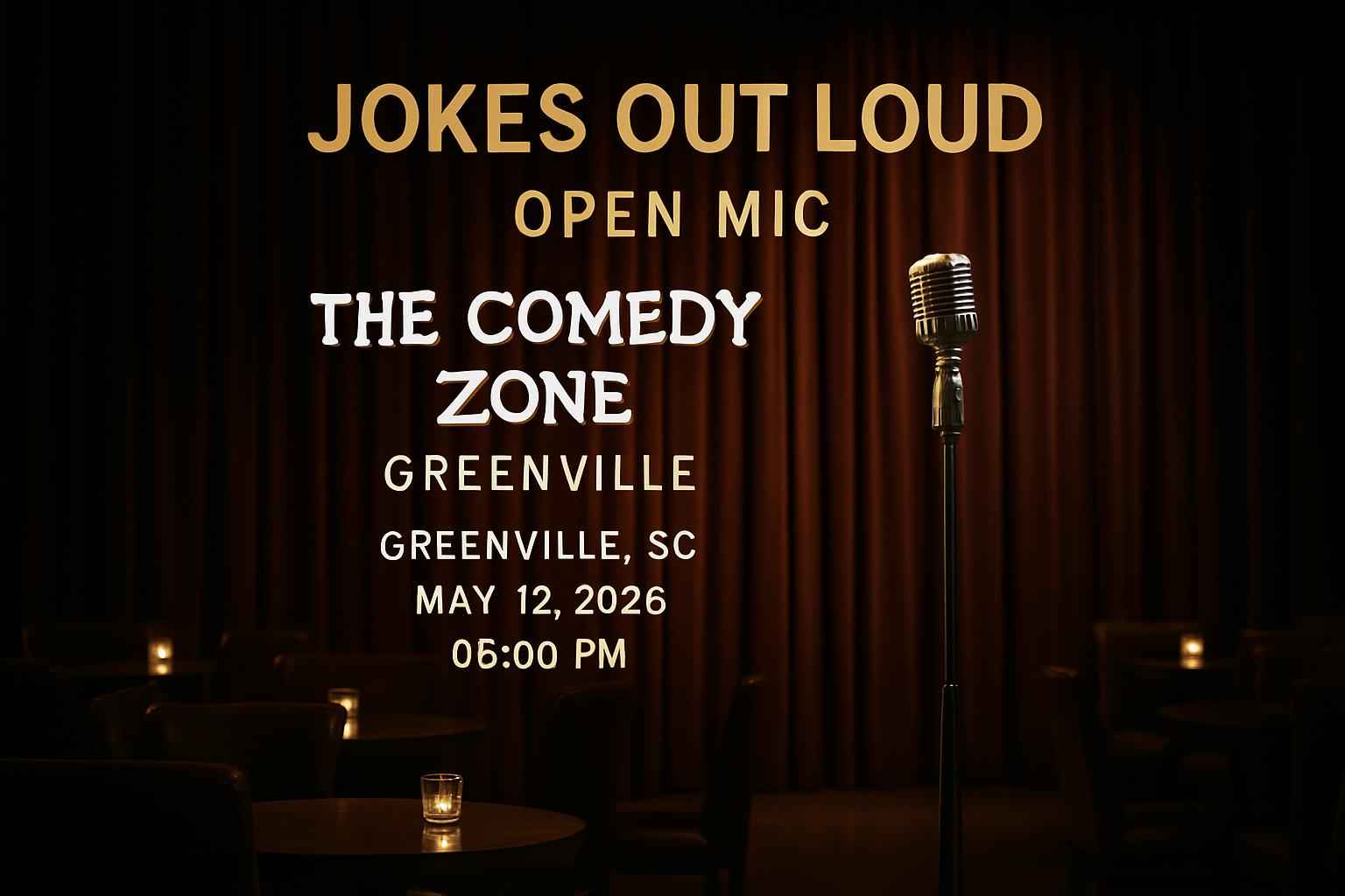 Jokes Out Loud Open Mic