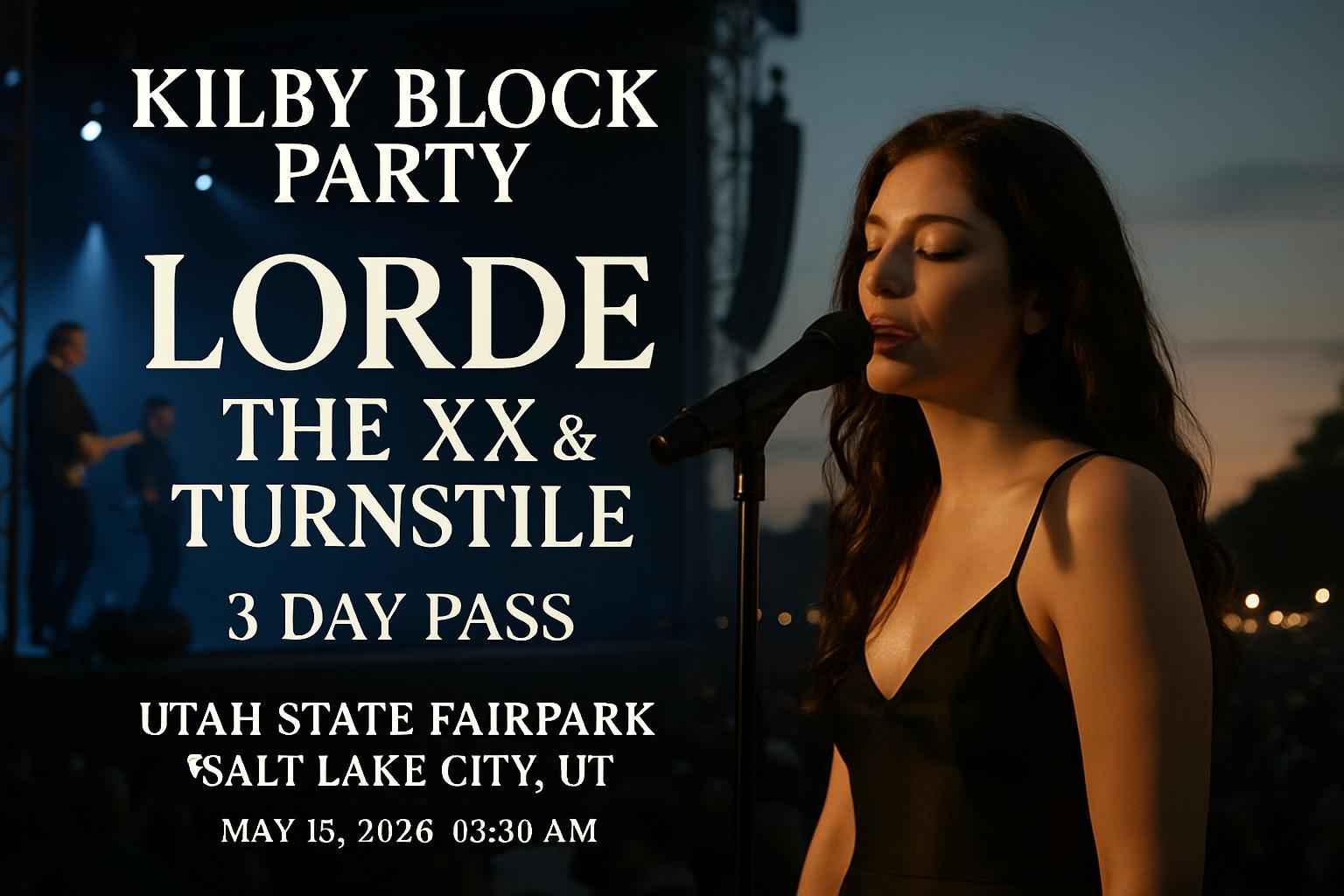 Kilby Block Party: Lorde, The XX & Turnstile – 3 Day Pass