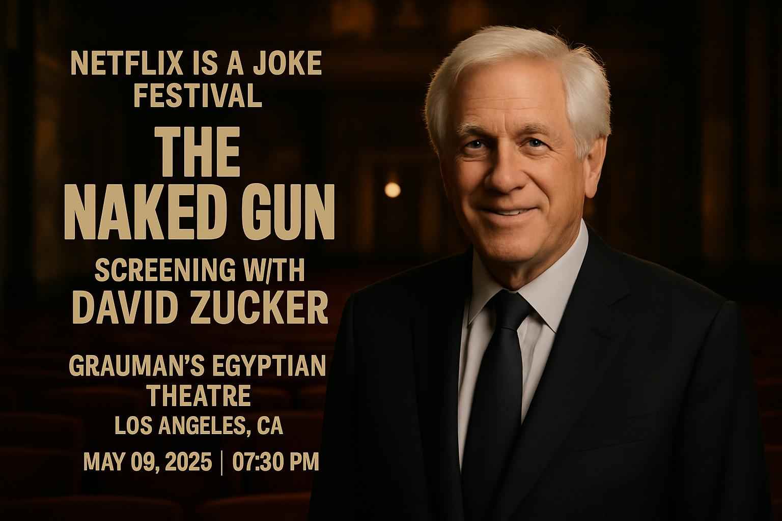 Netflix Is A Joke Festival: The Naked Gun Screening with David Zucker