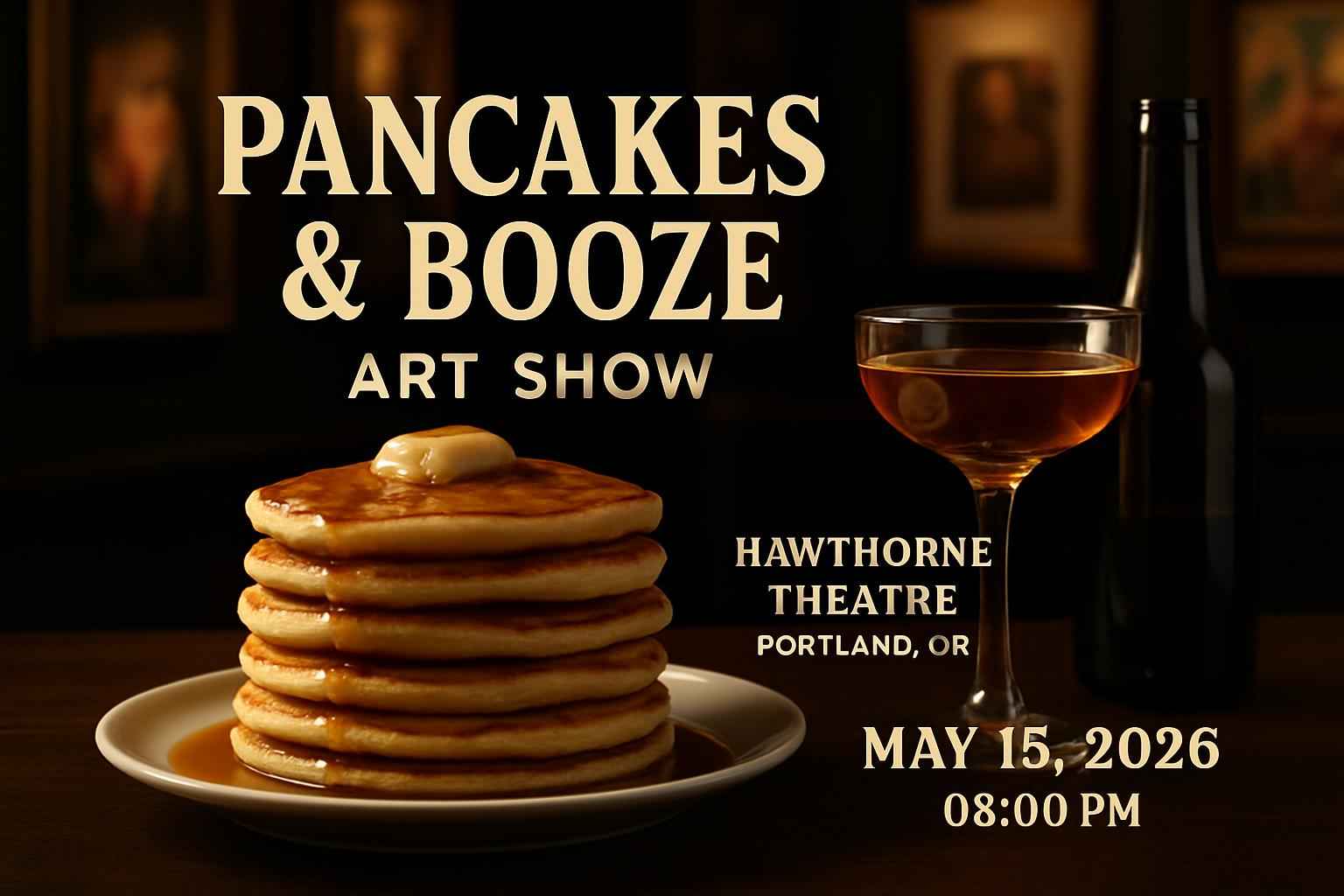 Pancakes & Booze Art Show