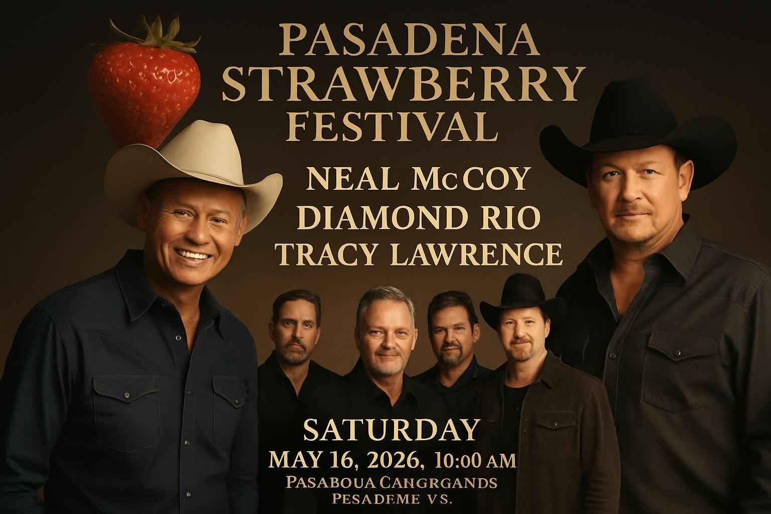 Pasadena Strawberry Festival: Neal McCoy, Diamond Rio & Tracy Lawrence – Saturday