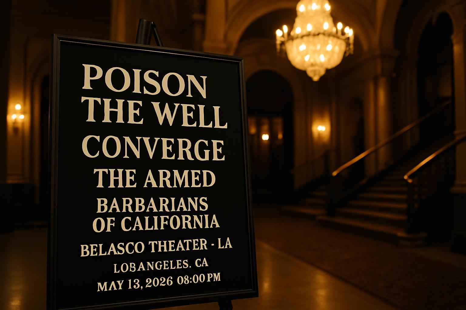Poison The Well, Converge, The Armed, & Barbarians of California