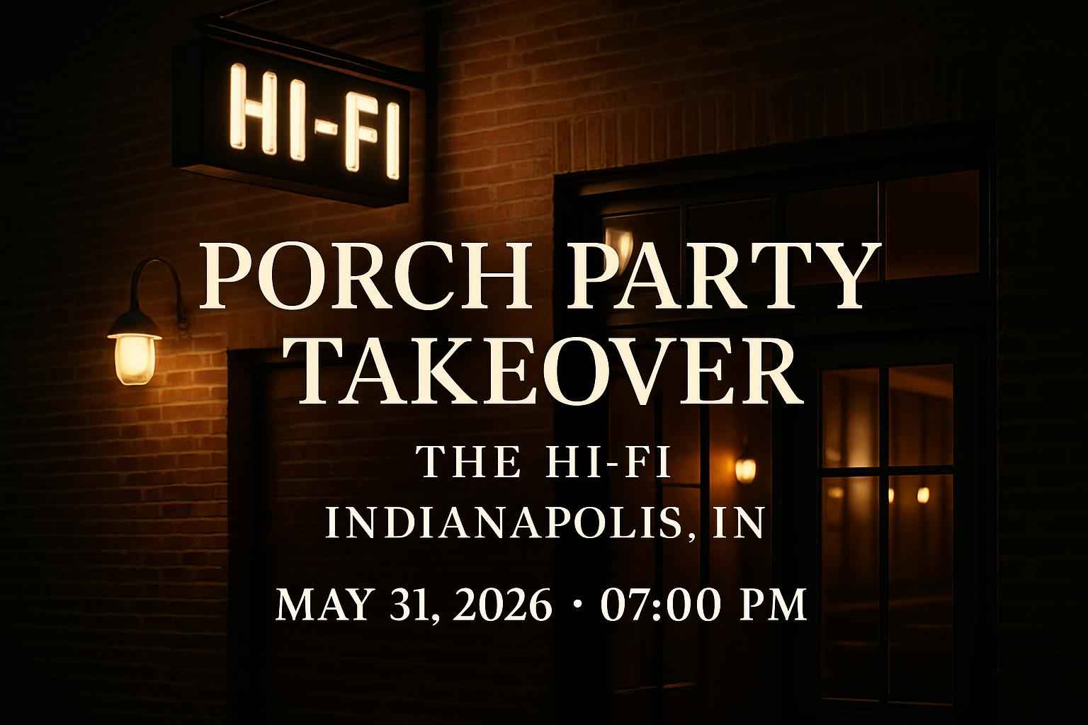Porch Party Takeover