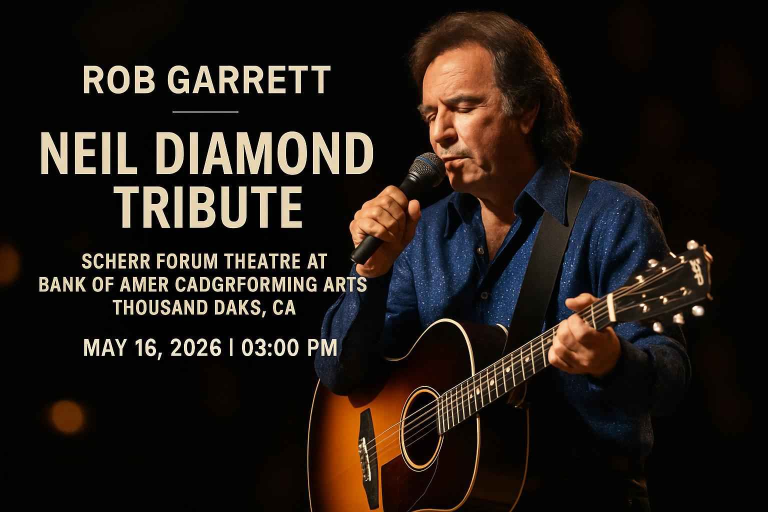 Rob Garrett – Neil Diamond Tribute