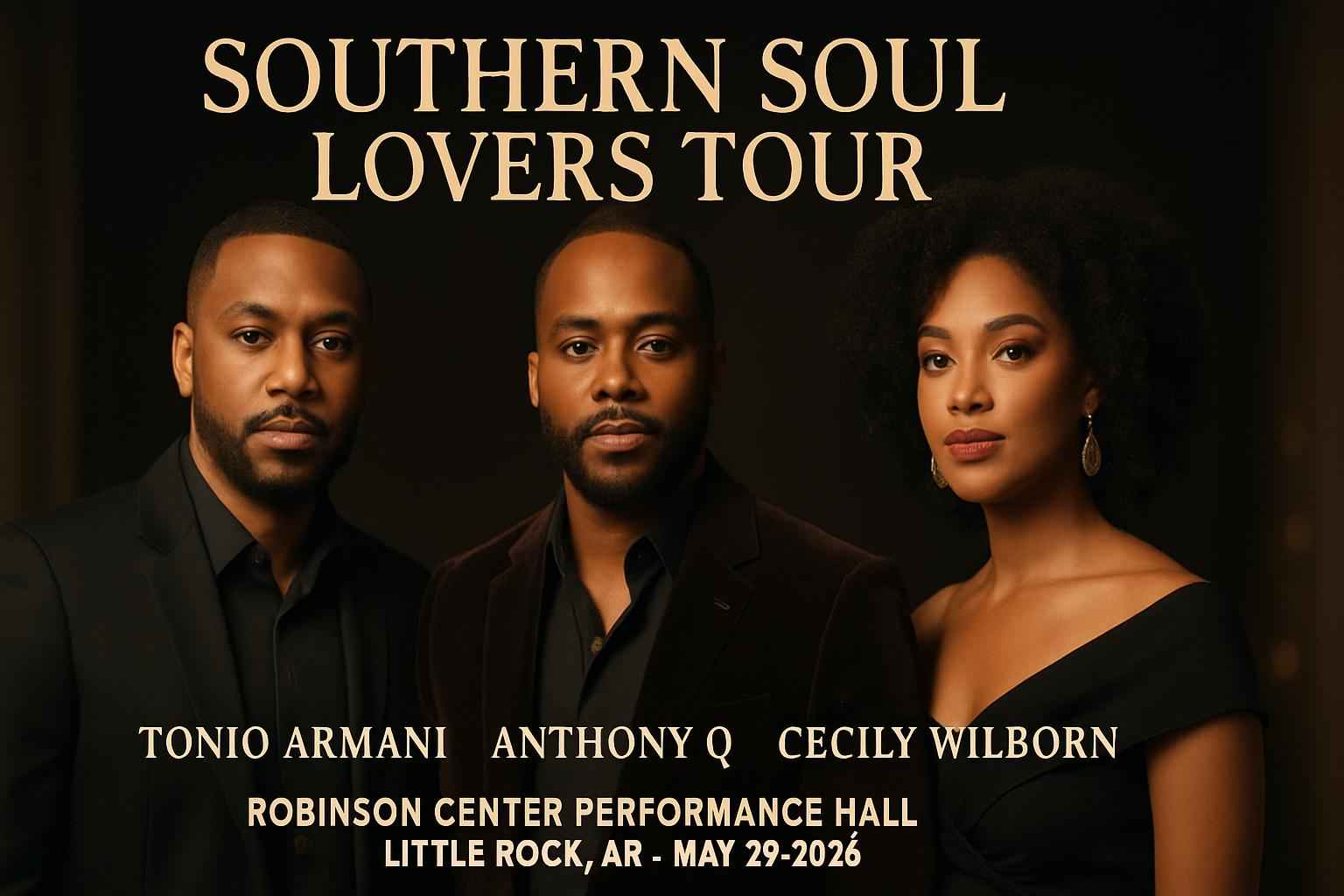 Southern Soul Lovers Tour: Tonio Armani, Anthony Q. & Cecily Wilborn