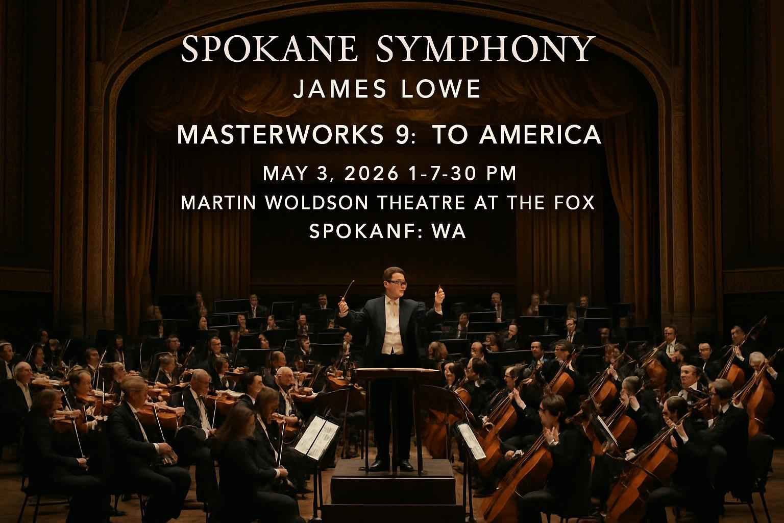 Spokane Symphony: James Lowe – Masterworks 9: To America