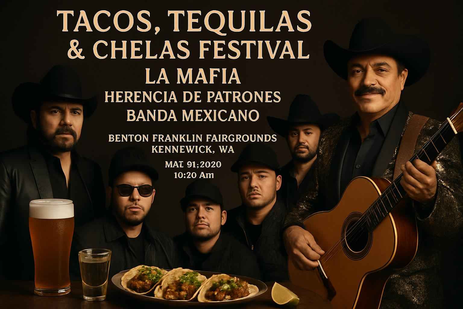 Tacos, Tequilas & Chelas Festival: La Mafia, Herencia De Patrones & Banda Mexicano