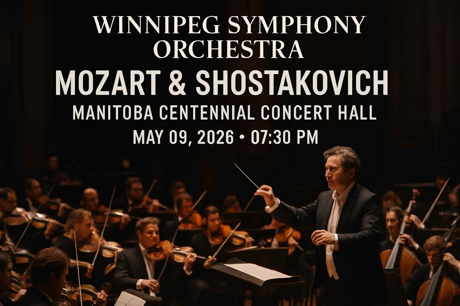 Winnipeg Symphony Orchestra: Mozart & Shostakovich