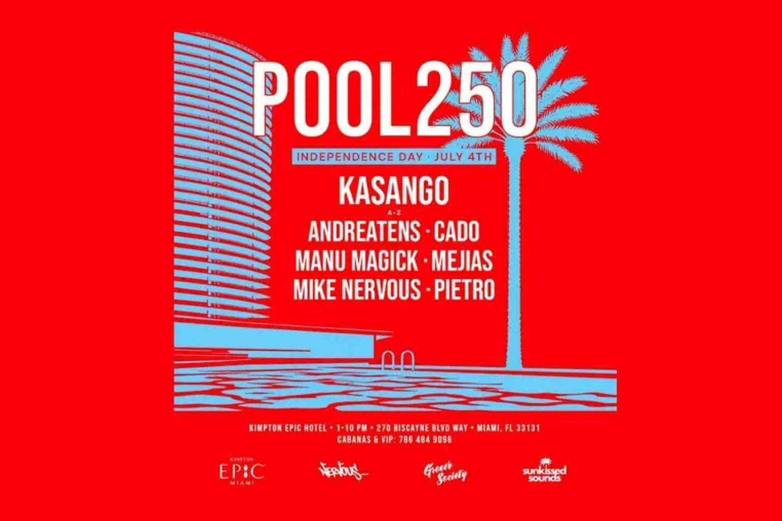 POOL250 Miami Promo Code