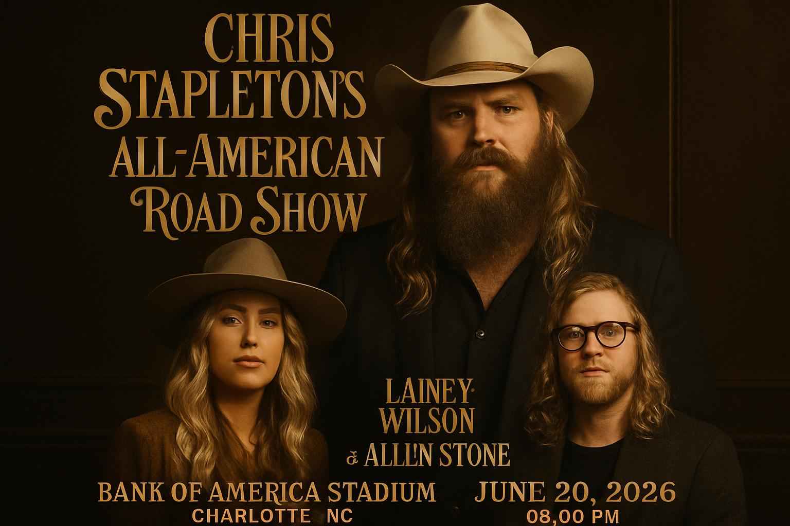 Chris Stapleton’s All-American Road Show: Chris Stapleton, Lainey Wilson & Allen Stone