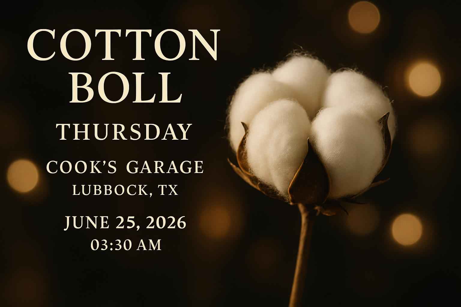 cotton-boll-thursday-cooks-garage