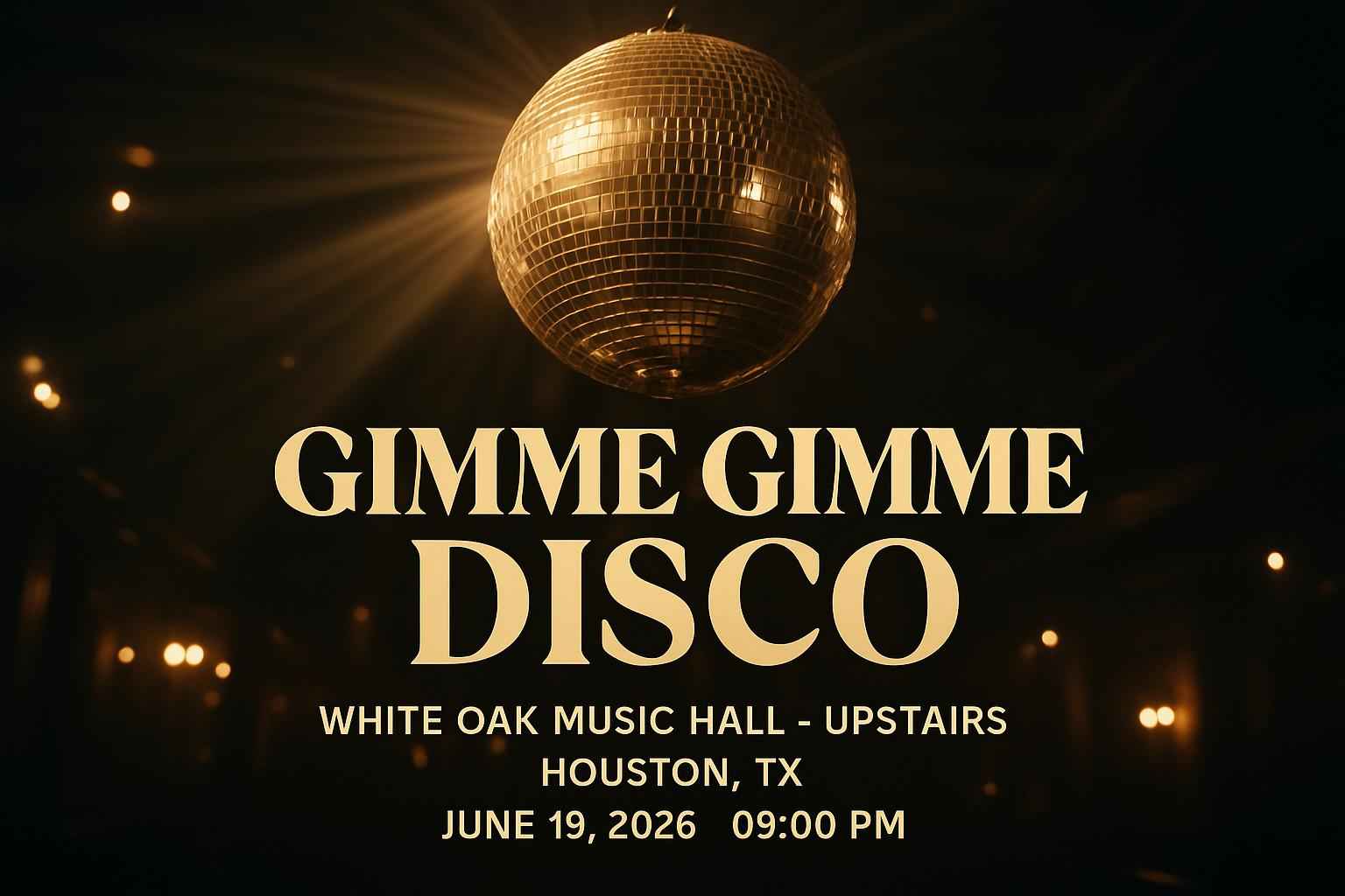 Gimme Gimme Disco