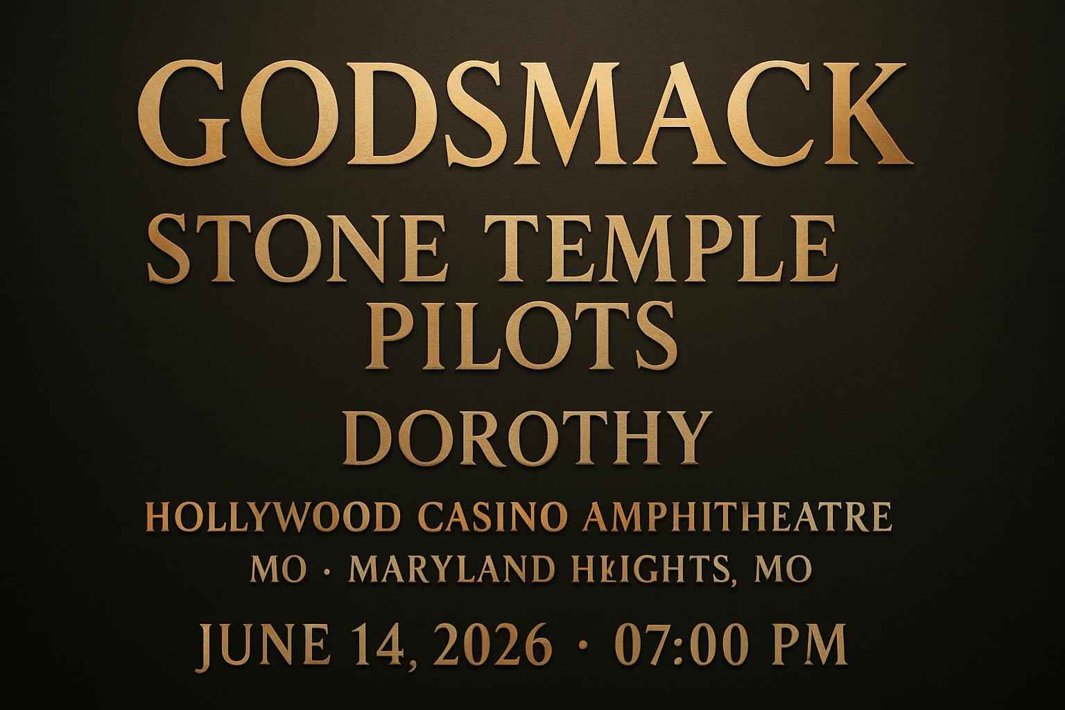 Godsmack, Stone Temple Pilots & Dorothy