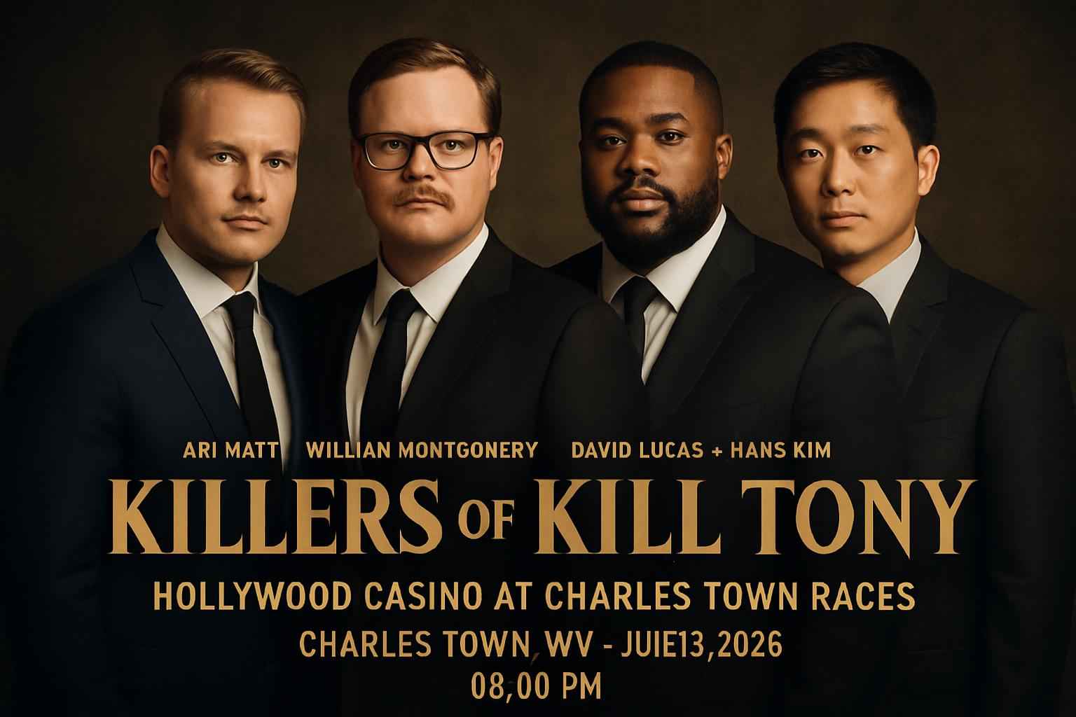 Killers of Kill Tony: Ari Matti, William Montgomery, David Lucas & Hans Kim