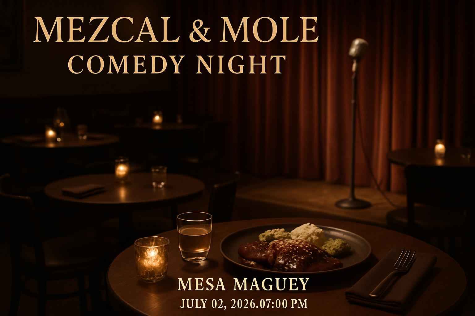 Mezcal & Mole Comedy Night