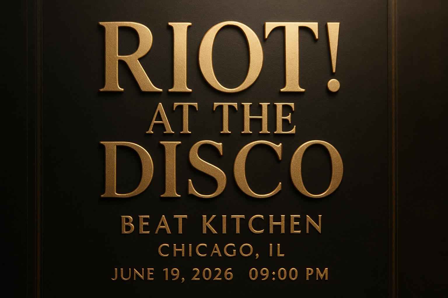 Riot! At The Disco