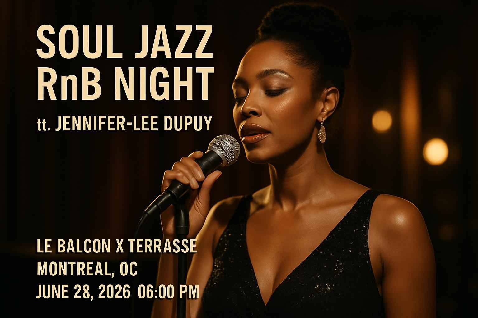 Soul Jazz RnB Night ft. Jennifer-Lee Dupuy