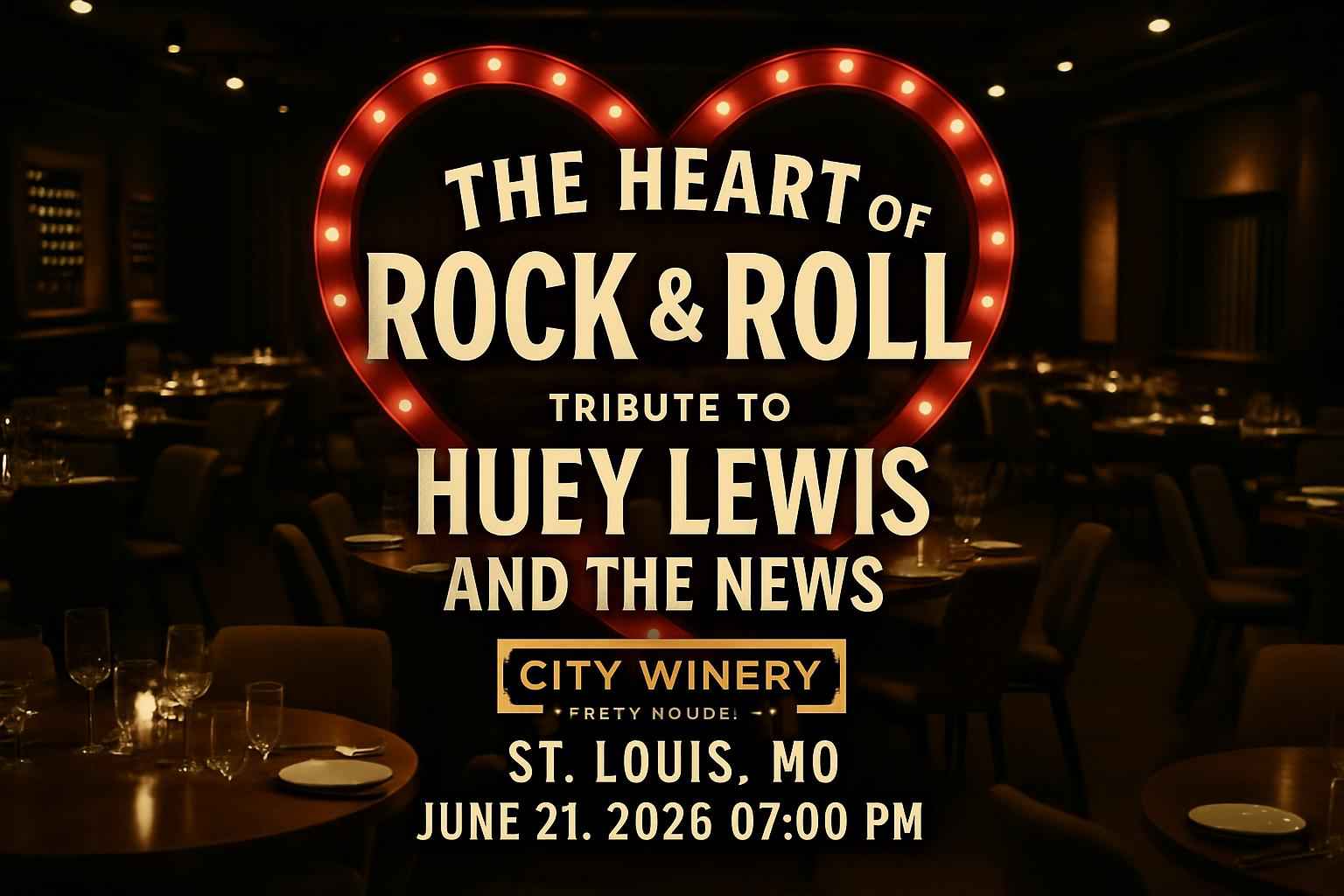 The Heart of Rock and Roll – Tribute to Huey Lewis and The News