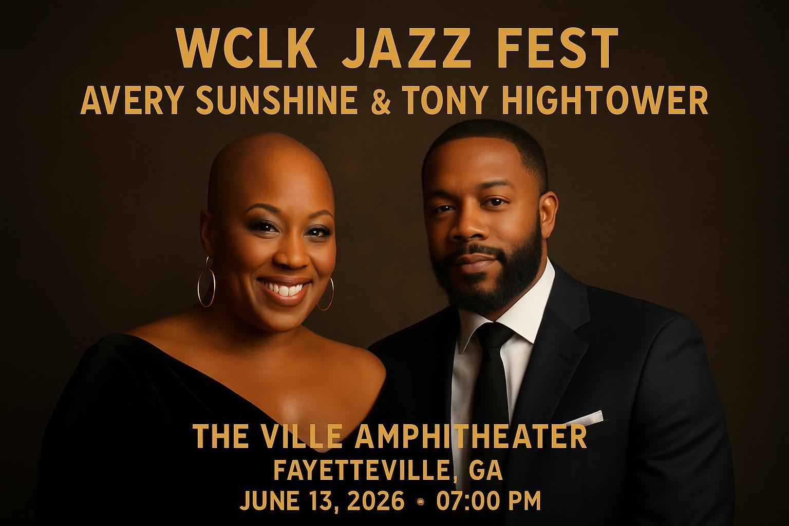 WCLK Jazz Fest:  Avery Sunshine & Tony Hightower